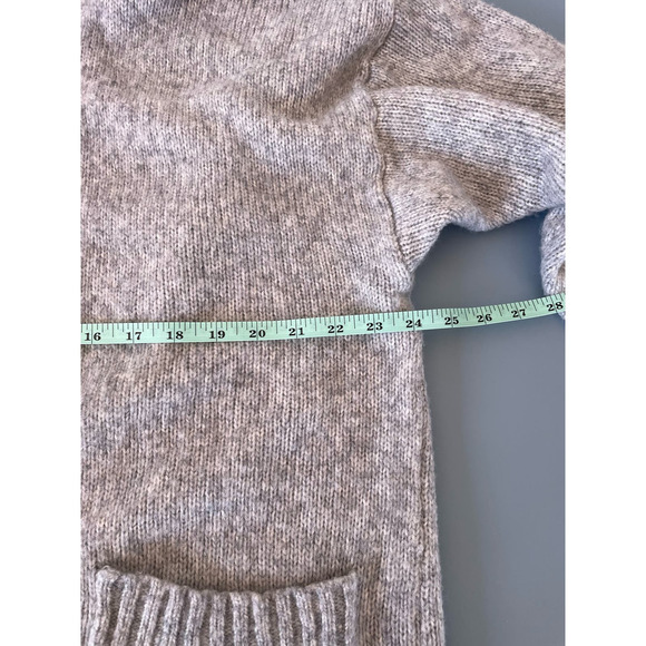 Aerie womens grey open front long cardigan size L/XL - Picture 7 of 8